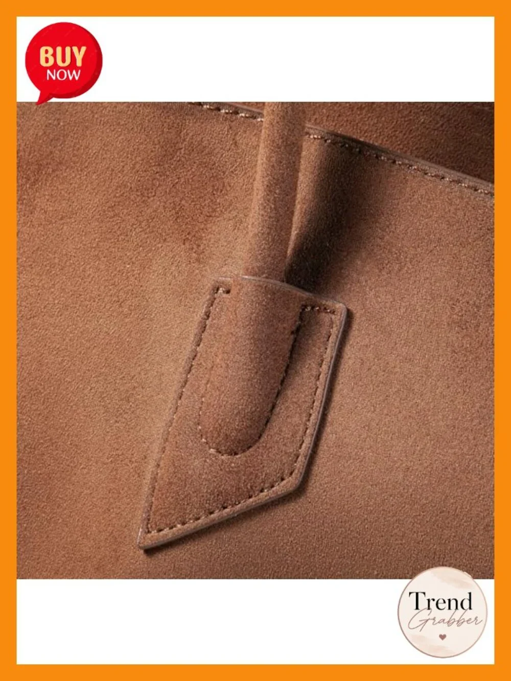 Faux Suede PU Leather Tote Hobo Bag Work Travel Handbag